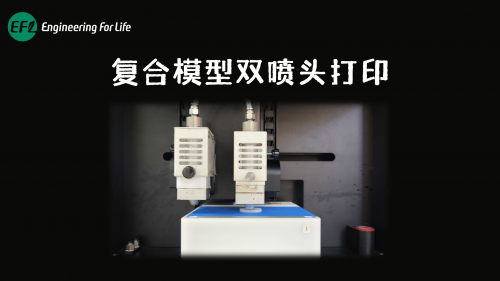 复合模型双喷头打印