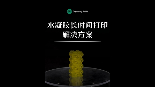 水凝胶长时间打印解决方案